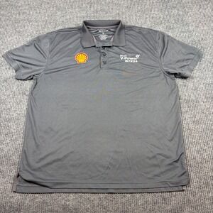 Wstar Shirt Men's XL Gray Shell VPower Nitro+ Polo Performance Work Uniform